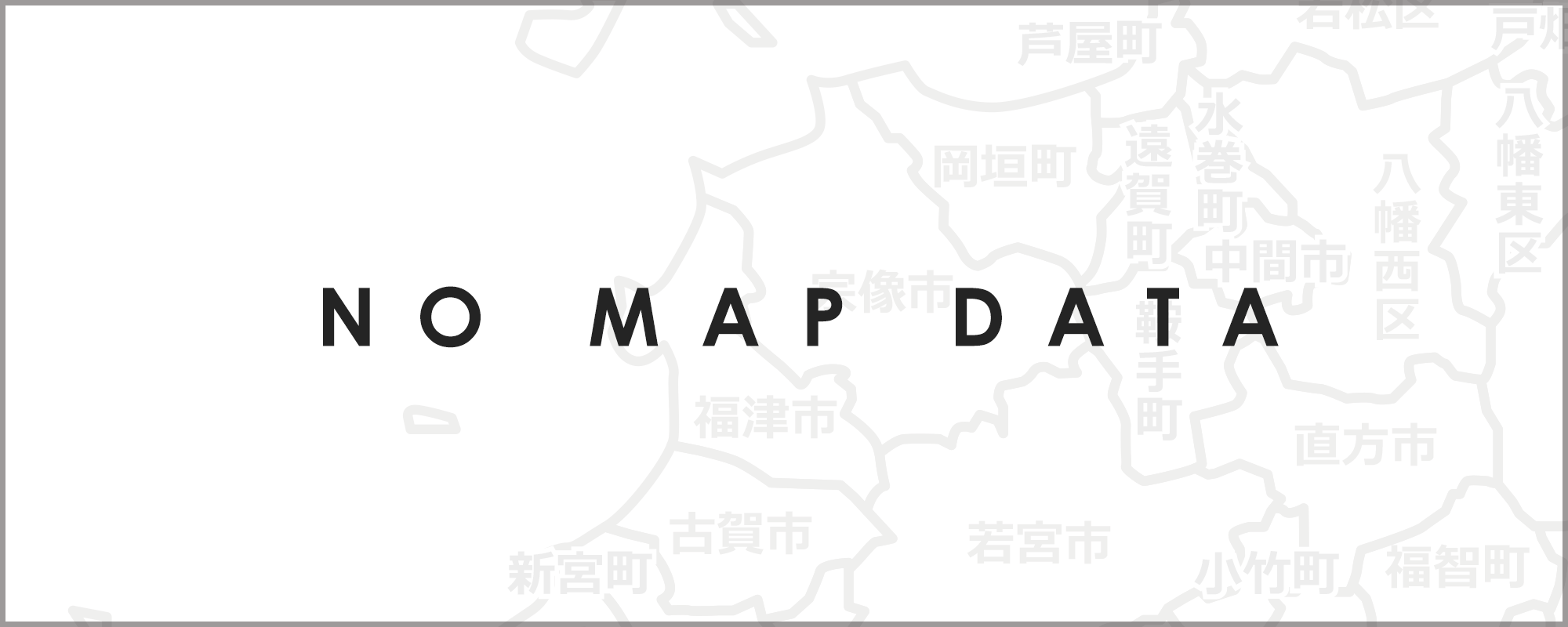 NO MAP DATA